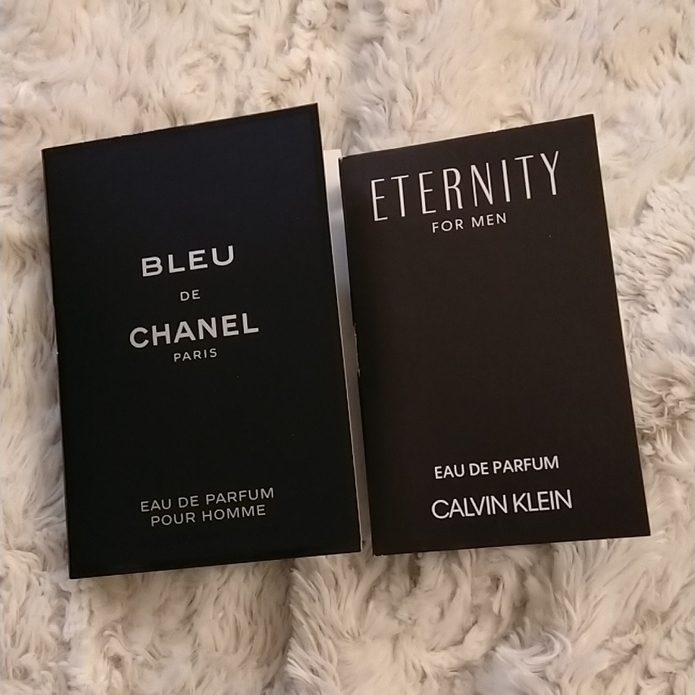 Sample cards pour Homme: Set of 2
